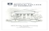 MCG Faculty Awards Ceremony - Augusta University€¦ · The MCG Faculty Senate Faculty Awards Ceremony recognizes exceptional achievement by faculty and residents in the areas of
