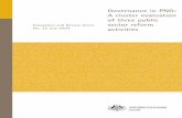 Governance in PNG: A cluster evaluation of three public ... · 5.4.1 Start up and timeliness of implementation 56 5.4.2 ASF project management structure 56 5.4.3 Review of project
