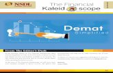 November 2019 - NSDL Financial... · A demat account holder can appoint a nominee(s) at the time of Introduction to Nomination opening a demat account by mentioning the details of
