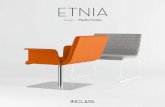 ETNIA · 2015-12-28 · ETNIA design — Studio Inclass. ETNIA is a series of modular armchairs and occasional tables for reception, waiting or lounge areas. An elegant lightweight