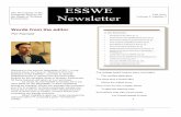 ESSWE · 2015-01-01 · Fall 2011, volume 2, number 2! ESSWE Newsletter! Page 4 !!! Postelʼs translation alongside his commentary of the Zohar, I exhibit the manner in which his