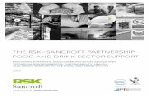 THE RSK−SANCROFT PARTNERSHIP FOOD AND DRINK SECTOR … · This support could include emerging trends covering topical issues such as traceability and food allergen issues sustainability