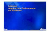Improve Application Performance on Windows*download.microsoft.com/download/3/3/6/3364ea20-6347-462e-a264 … · Intel® Code Coverage Tool Example of code coverage summary for a project.