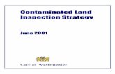 westminster contaminated land strategy · ICRCL Interdepartmental Committee on Remediation of Contaminated Land NNR National Nature Reserve Orphan Sites If a contaminated land site