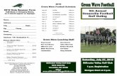 2019 Hole Sponsor Form EATON 6th Annual Individual or ... · Green Wave Football Schedule Green Wave Coaching Staff ... your dedication to the Green Wave Football Program, we hope