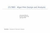 CS 580: Algorithm Design and Analysis · CS 580: Algorithm Design and Analysis Jeremiah Blocki Purdue University Spring 2018 Reminder: Homework 6 has been released. 2 Chapter 13 Randomized