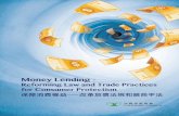 Money Lending - Reforming Law and Trade Practices for ... · emergence of online lending platforms, together with the aggressive practices of some credit providers encouraged greater