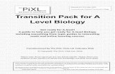 Transition Pack for A Level Biology - Countesthorpe Leysland … · 2020-05-18 · Level Biology Get ready for A-level! A guide to help you get ready for A-level Biology, including