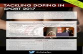 SSES TACKLING DOPING INfiles.ctctcdn.com/df60eda1201/69f42d86-16ba-4a74-aecf... · 2016-07-05 · (UKAD) • David Howman, World Anti-Doping Agency (WADA) • Brian Cookson, Union