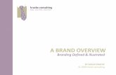 A BRAND OVERVIEWladyinatie.com/downloads/BrandOverviewPresentation_Sm.pdf · stationery, print collateral, signage, etc. Brand identity is the sum of what you say you are as expressed