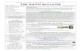 Hebrew Institute of Riverdale ~ The Bayit BULLETIN · 2015-04-17 · Post-Nup Signing Table and Celebration - This Weekend! Missed the Post-Nup Signing Party Last Year? The 1st of