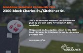Grandview-Woodland Community Plan 2300-block Charles St ... · Nov 2016 . Open House – Plan Implementation : 2016-2017 . Open Houses – Duplex . Sept 2017 . RT-5 (Duplex) Zoning