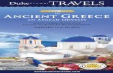 in Ancient Greece - Duke University · Island Life® in Ancient Greece is a popular, comprehensive travel program and an excellent value—all accommodations, meals, exclusive ...