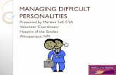 MANAGING DIFFICULT PERSONALITIES Maralee Self... · “Dealing with Difficult Employees.” management.about.com › ... MANAGING DIFFICULT PERSONALITIES Author: Maralee Created Date: