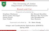 BRANCH AND CUTsites.ju.edu.jo/sites/Alzalg/Documents/973/BCpres.pdf · Description of the Branch and Cut Method Description The Branch and Cut Method is a combinatorial optimization