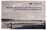RMA oard of Directors ommittee Report - RMA - RMA 8 ommittee Summaries Agri-Environmental Partnership