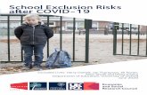 School Exclusion Risks after COVID-19...School exclusion risks after COVID-19 Excluded Lives: Harry Daniels, Ian Thompson, Jill Porter, Alice Tawell and Hilary Emery Department of