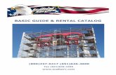 BASIC GUIDE & RENTAL CATALOG€¦ · 01/03/2019  · stucco, plaster and EIFS work). • Guardrails must be able to with stand 200 lbs of applied force in a downward or horizontal