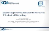 Enhancing Student Financial Education: A Technical Workshop · • Integrate financial literacy and debt management skills into graduate professional development program • Document