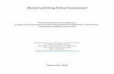 Alcohol and Drug Policy Commission...Alcohol and Drug Policy Commission, September 2018 3 Introduction The Alcohol and Drug Policy Commission (ADPC) has as its purpose, to improve
