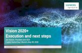Vision 2020+ Execution and next steps212d20ee-… · Ideally positioned to shape the future of healthcare { Significant next generation product and platform launches (e.g. Atellica)