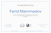 Digital Garage Certificate · gle Digital Workshop is hereby awarded this certificate of achievement for the successful completion of The Fundamentals of Digital Marketing certification