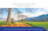 AnnuAl RepoRt 2017-2018 · disaster risk reduction, food security, resilience and adaptation to climate change; mobilizing resources; and promoting knowledge sharing. CECI strives