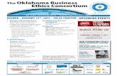 The Oklahoma Business Ethics Consortium€¦ · “Ethics and Entrepreneurship: The Possible Dream?” Elliot Nelson, CEO of McNellie’s Group Robert Thomas, Co-founder, Senior Star