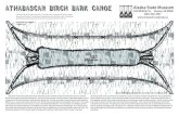 ATHABASCAN BIRCH BARK CANOE Alaska State Museumcanoe pattern is based on a real boat you can see at the Alaska State Museum. The actual boat is an Athabascan birch bark canoe built