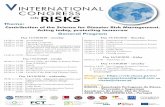 Contribution of the Science for Disaster Risk Management ... · Contributos da ciência para a redução do risco. Agir hoje para proteger o amanh ...