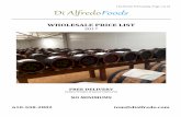 WHOLESALE PRICE LISTfiles.constantcontact.com/e13c45dc401/10d30eb0-55a7-4174... · 2017-01-25 · PRICE LIST 2016 Rev01 | Di Alfredo Full Catalog | Page 9 of 18 Truffle Collection