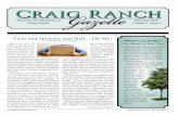 craig ranch gazette CCraigraig rrananCChh… · sends out spam. Even Apple computer has posted (rather quietly) a recommendation that Mac users consider using anti-virus software.