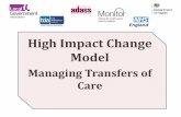 High Impact Change Model - Local Government Association · HIGH IMPACT CHANGES FOR MANAGING TRANSFERS OF CARE • Ensuring people do not stay in hospital for longer than they need