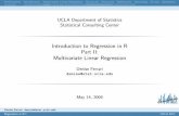 Introduction to Regression in R Part II: Multivariate …people.umass.edu/biep640w/pdf/Denise Ferrari Great Talk...Introduction to Regression in R Part II: Multivariate Linear Regression
