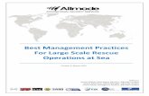 Best Management Practices For Large Scale Rescue Operations … Management... · 2017-01-18 · 0 Best Management Practices For Large Scale Rescue Operations at Sea Version.5: March