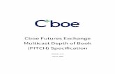 CBOE FUTURES EXCHANGE MULTICAST PITCH ......2020/04/07  · The PITCH feed on Sunday at approximately 10:00 a.m. CT and shutstarts s down on Friday at approximately 4:05 p.m. CT. A