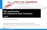 FIG Publication 3D Cadastres Best Practices · •2015-17: 3D Cadastres session at FIG working weeks •2016: 5th workshop on 3D-Cadastres (18-20 oct, Athens) •2017: IJGI special