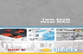 Twin Shaft Mixer MAOcatalog.jamiesonequipment.com/Asset/Sicoma Twin Shaft MAO JEC.… · 3.3 3000 4 3750 5 4500 6 5000 6.6 6000 8 concrete output per cycle (compacted) (*) l cu.yd