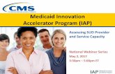 Medicaid Innovation Accelerator Program (IAP) · 2017-05-02 · Matt Harrison Deepa Harsh Rhonda Newsome Steve Pacyna Jim Starkey. Program (CMO, Behavioral Health, Managed Care Teams