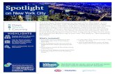 Spotlight - CAA North and East Ontario on New York City Itinerary.pdf · This City Never Sleeps! Experience the best of the “Big Apple” in this spectacular 5-day tour. From Rockefeller
