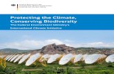 Protecting the Climate, Conserving Biodiversity · renewable energy / energy efficiency, DKTI, 415 m €, 28 % innovative financing instruments, 73 m €, 5 % biological diversity,