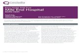 Barts Health NHS Trust Mile End Hospital … · Mile End Hospital Quality report Mile End Hospital is located within the London Borough of Tower Hamlets and provides a range of inpatient