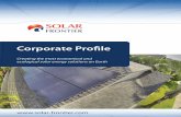 20130717 Corp Profile A4 Web - Solarclarity · All Solar Frontier process control and product control measurements are based on procedures speci˜ed by ISO, using an automatic checking