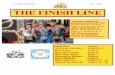 THE FINISH LINE · 2020-06-27 · Mad Dog homestay during St. Anthony’s thanks to Carolyn Kiper! THE FINISH LINE Editorials - Page 2 Training Calendar - Pages 3-4 Birthdays- Page