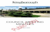 COUNCIL MEETING MINUTES - Home - Kingborough …...2020/04/27  · Ordinary Council Meeting Minutes No. 7 27 April 2020 Page 1 MINUTES of an Ordinary Meeting of Council Kingborough