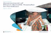 Direct Benefit Transfer · 2 Assessment of Direct Benefit Transfer in Fertiliser About MicroSave MicroSave is a leading international consulting firm that offers practical, market-led