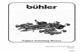 Triplex Finishing Mower - Farm King · Triplex Finishing Mower 1 WARRANTY POLICY Buhler Manufacturing products are warranted for a period of twelve (12) months (90 days for commercial