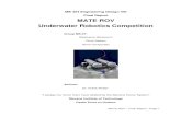 ME 424 Engineering Design VIII Final Report MATE ROV ... · Final Report . MATE ROV. Underwater Robotics Competition. Group ME-07: Stephanie Senkevich Chris Stollen Kevin Grudzinski.