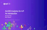 ArcGIS Analytics for IoT: An Introduction · Brian Watson. ArcGIS Analytics for IoT: An Introduction. Market needs and capabilities. Product Overview. welcome to the connected world.