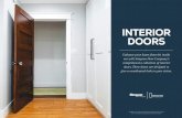 INTERIOR DOORS - Antcliff Windows & Doors · BARN & BIFOLD DOORS As life goes through your home, you need the right doors to be part of it. Our interior panel and bifold doors are
